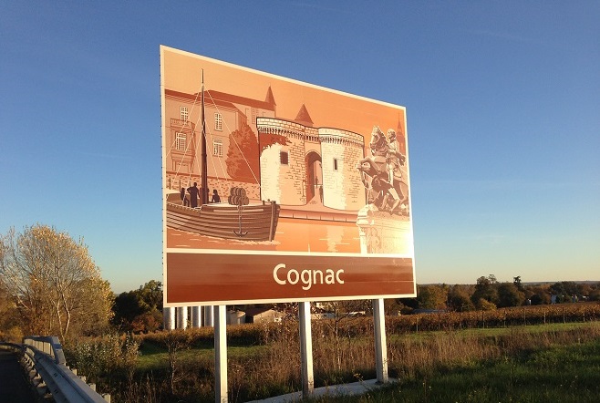 Cognac France Sign