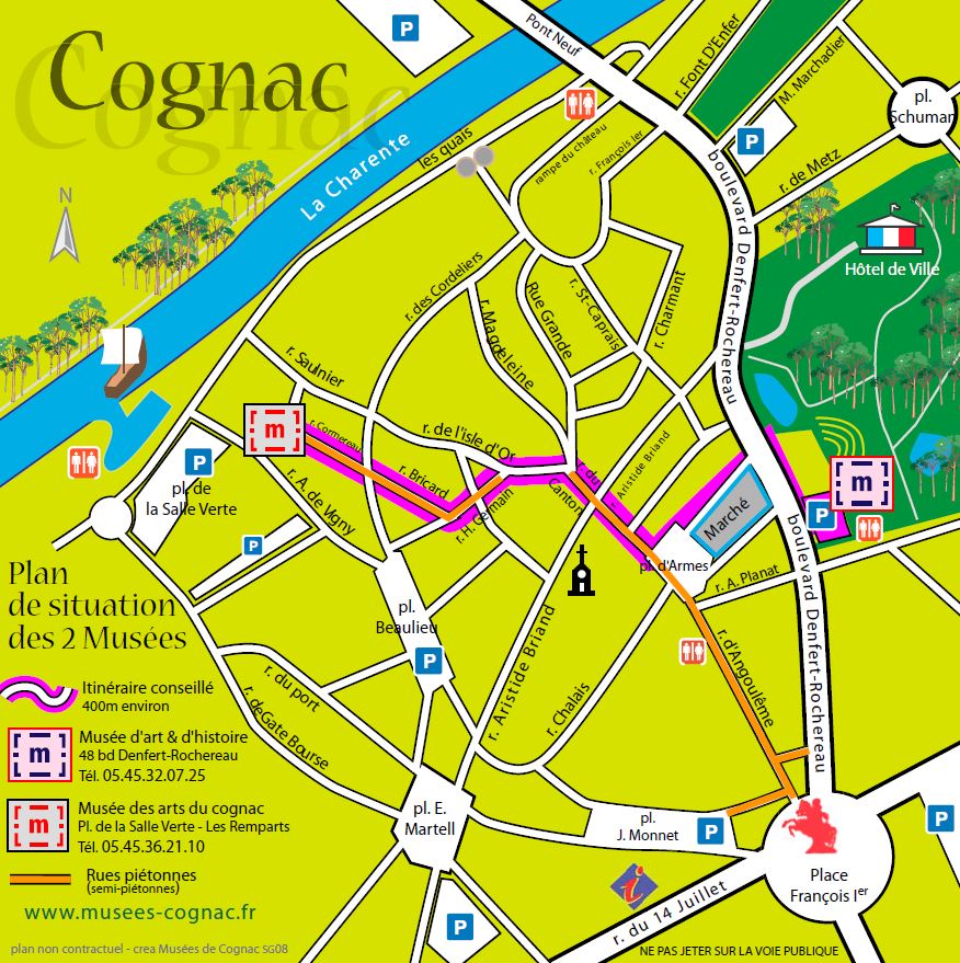 Musee de Cognac Map