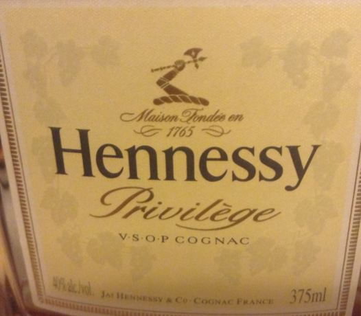 Hennessey VSOP label