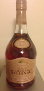 Cognac Salignac bottle