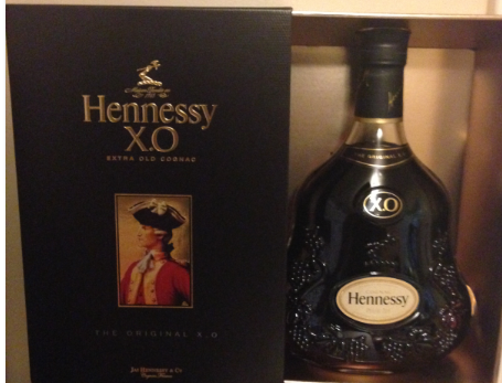Hennessy XO bottle