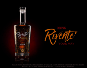 Rivente bottle and graphic