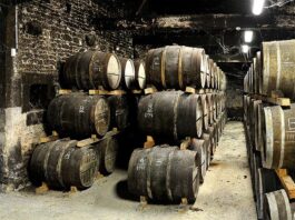 Cognac Prunier Cellar