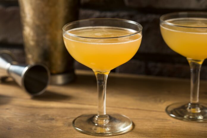 Between the Sheets Cocktail with Cognac