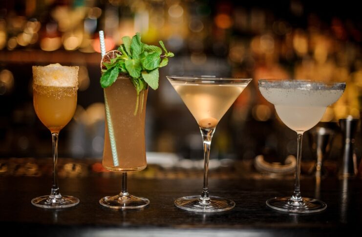 Classic Cocktails: Dirty Martini, Sherry Cobbler, Brandy Crusta and Margarita