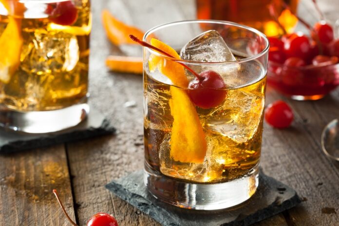 Cognac Old Fashioned Cocktail